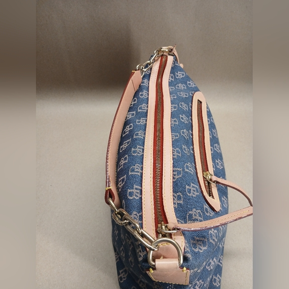 Dooney & Bourke Blue and Brown Women's Bag - Picture 4 of 14